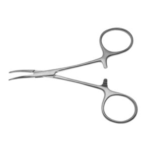 【Exoお薦め商品:モスキートレディース鉗子10(テン) 無鈎・反】モスキート止血鉗子 10cm 無鈎・反型 スリム