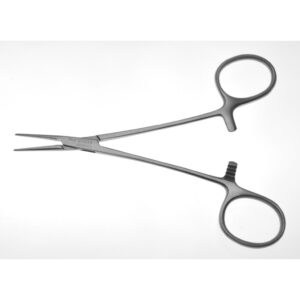 モスキート止血鉗子 12cm 無鈎・直型 スリム