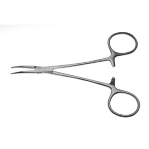 モスキート止血鉗子 12cm 無鈎・反型 スリム