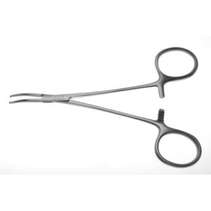 モスキート止血鉗子 12.5cm 有鈎・反型 スリム