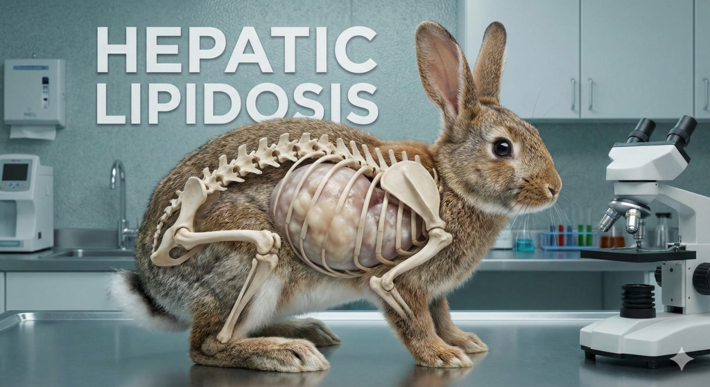 【病気】ウサギの肝リピドーシス(脂肪肝)
