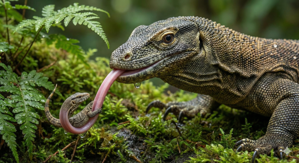 【解剖】トカゲの舌出し