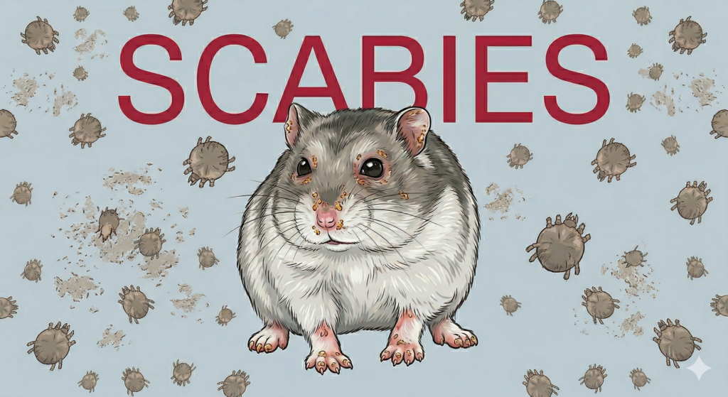 【病気】ハムスターの疥癬