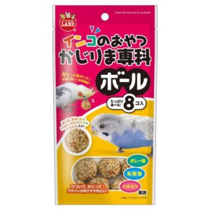 【 マルカン】インコのおやつ かじりま専科 ボール 8個