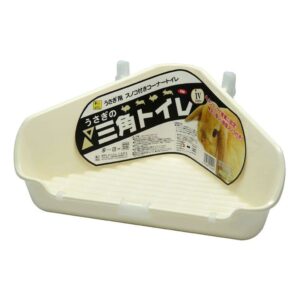 【三晃商会】うさぎの三角トイレ IV(アイボリー)