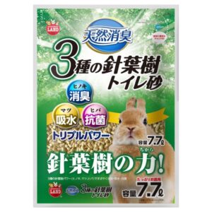 【マルカン】天然消臭 3種の針葉樹トイレ砂 7.7L