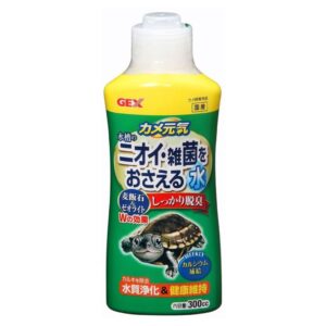 【ジェックス 】カメ元気 水槽の臭いn・雑菌をおさえる水 300cc