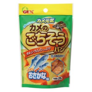 【ジェックス 】カメ元気 カメのごちそうパン おさかな 20g